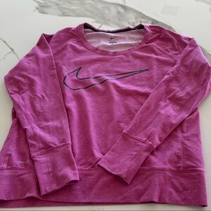 Nike Fuchsia Long Sleeve Top